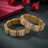 925 Silver Noor Jadau Wedding Bangles for Women