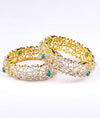925 Silver Aabha CZ Wedding Bangles for Women