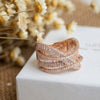 925 Sterling Silver Italian Wrap Ring for Women