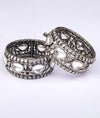 925 Silver Zaria Oxidised Traditional Bangle for Women