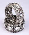 925 Silver Zaria Oxidised Traditional Bangle for Women