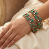 925 Silver Noor Victorian Wedding Bangles for Women