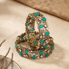 925 Silver Noor Victorian Wedding Bangles for Women