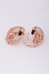 925 Sterling Silver Parrot CZ Drop Earrings