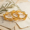 925 Silver Noorvi Gold Plated Traditional Bangles for Women