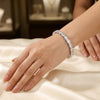 925 Silver Aurora CZ Partywear Bangles for Women