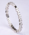 925 Silver Pristine CZ Party Wear Bangles for Women