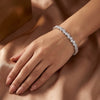 925 Silver Pristine CZ Party Wear Bracelet for Women