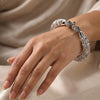925 Silver Nazar Oxidised Traditional Kada for Women