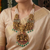 925 Silver Antique Temple & Bridal Statement Necklace