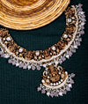 925 Silver Shubhra Lakshmi Victorian Short Necklace for Women
