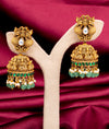 925 Silver Samudra Temple Silver Jhumkas For Women