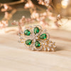 925 Silver Zehra CZ Blossom Wedding Ring for women