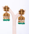 925 Silver Harita Nakshi Women's Bridal Jhumkas