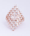 925 Silver Italian Party Wear Prism Ring for Women