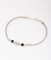 925 Sterling Silver Noir Bead Oxidised Bracelet