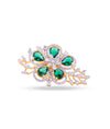 925 Silver Zehra CZ Blossom Wedding Ring for women