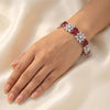 925 Silver Ruhani CZ Women's Party Wear Bracelet