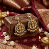 925 Silver Shubha Lakshmi Victorian Women's Earrings