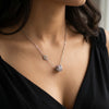 925 Silver Classic Style CZ Pendant Chain for Women