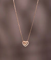 925 Sterling Silver Daily Wear Heart Pendant Chain for Women