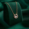 925 Silver Italian Crescent Pendant Chain for Women