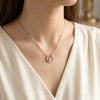925 Silver Italian Crescent Pendant Chain for Women