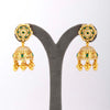 925 Silver Manjari Temple Wear Jhumkas for Women