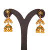 925 Silver Maanasa Temple Gold Plated Earrings