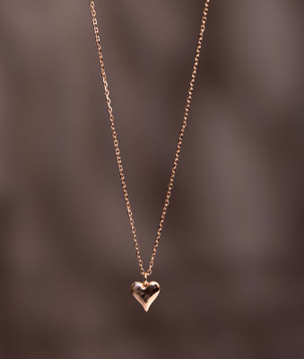 925 Sterling Silver Pure Heart Chain for Women