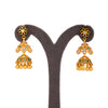 925 Silver Maanasa Temple Gold Plated Earrings