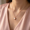 925 Sterling Silver Pure Heart Chain for Women