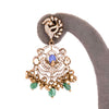 925 Silver Ira Crystal Victorian Earrings for Women