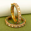 925 Silver Enamel Kundan Bridal Jewellery Bangles