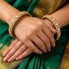 925 Silver Enamel Kundan Bridal Jewellery Bangles