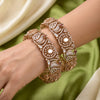 925 Silver Victorian Peacock Bridal Bangles for Women