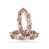 925 Silver Victorian Blue Stone Women’s Wedding Bangles  