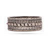 925 Silver Oxidized Bridal Single Bangle for Women