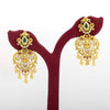 925 Silver Temple Bridal Jewellery Earrings for Women