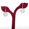 925 Silver Floral Daily Wear Earrings for Women