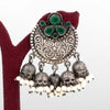 925 Silver Oxidised Chandbali Traditional Earrings