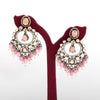 925 Silver Victorian Jadau Chandbali Earrings for Women