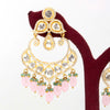 925 Silver Jadau Chandbali Wedding Earrings for Women