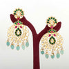 925 Silver Jadau Bridal Earrings for Women