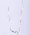 925 Sterling Silver Starry Daily Wear CZ Pendant Chain