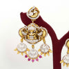 925 Silver Temple Laxmi Bridal Earrings for Women