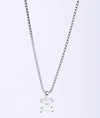 925 Sterling Silver Square CZ Daily Wear Pendant