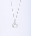 925 Sterling Silver Luna CZ Pendant Chain for Women