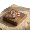 925 Sterling Silver Drop CZ Italian Ring for Women