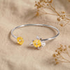 925 Silver Floral Charm Daily Wear Women’s Kada